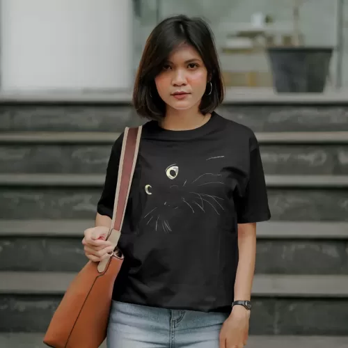 Cat Face Tee Shirt [1]