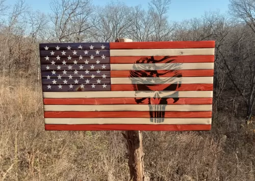 Punisher Flag 21"x11"