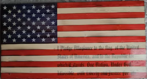 I Pledge Allegiance 37"x20"