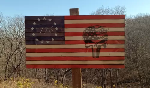 Punisher Flag 37"x20"